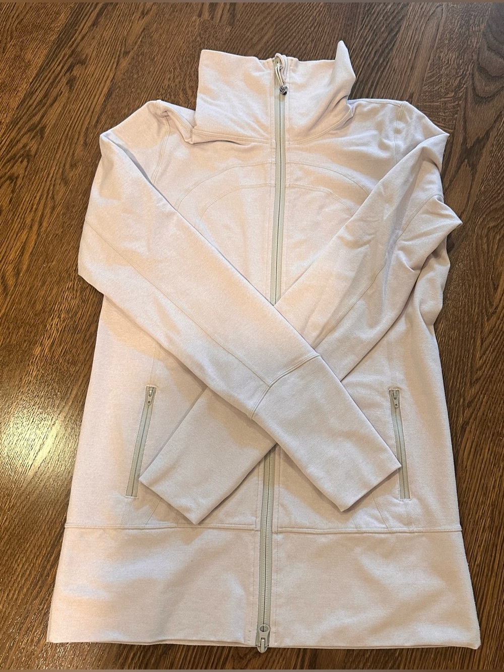 Lululemon Light Taupe/Grey Women’s Zip-Up Jacket